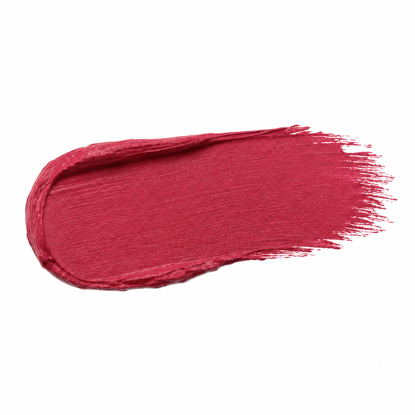 Velvet Tease deep rose-berry Sundown Matte Lipstick swatch by JJ Luxe Beauty Co.