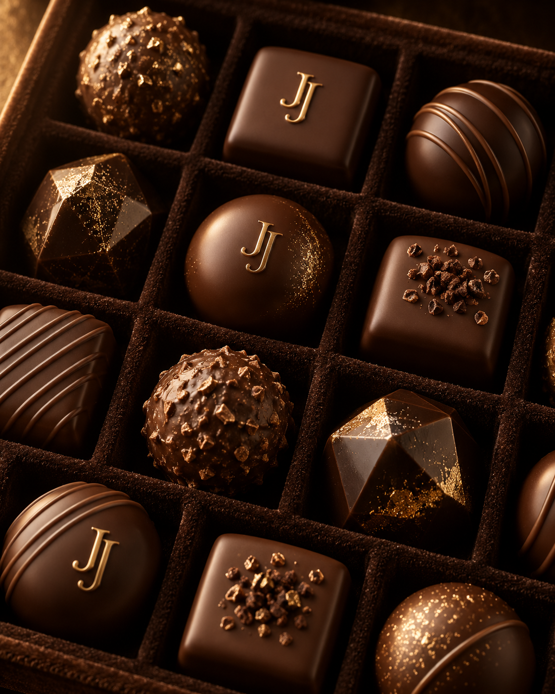 JJ Luxe Chocolatier vegan and pareve collection
