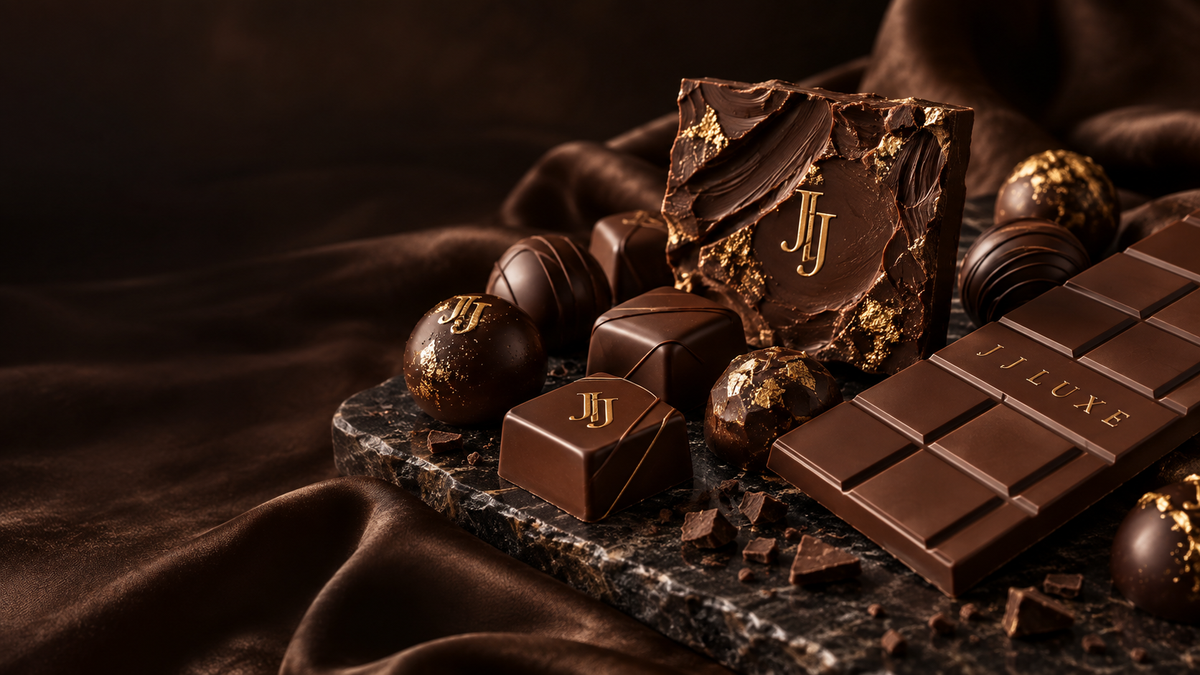 JJ Luxe Chocolatier luxury chocolate collection